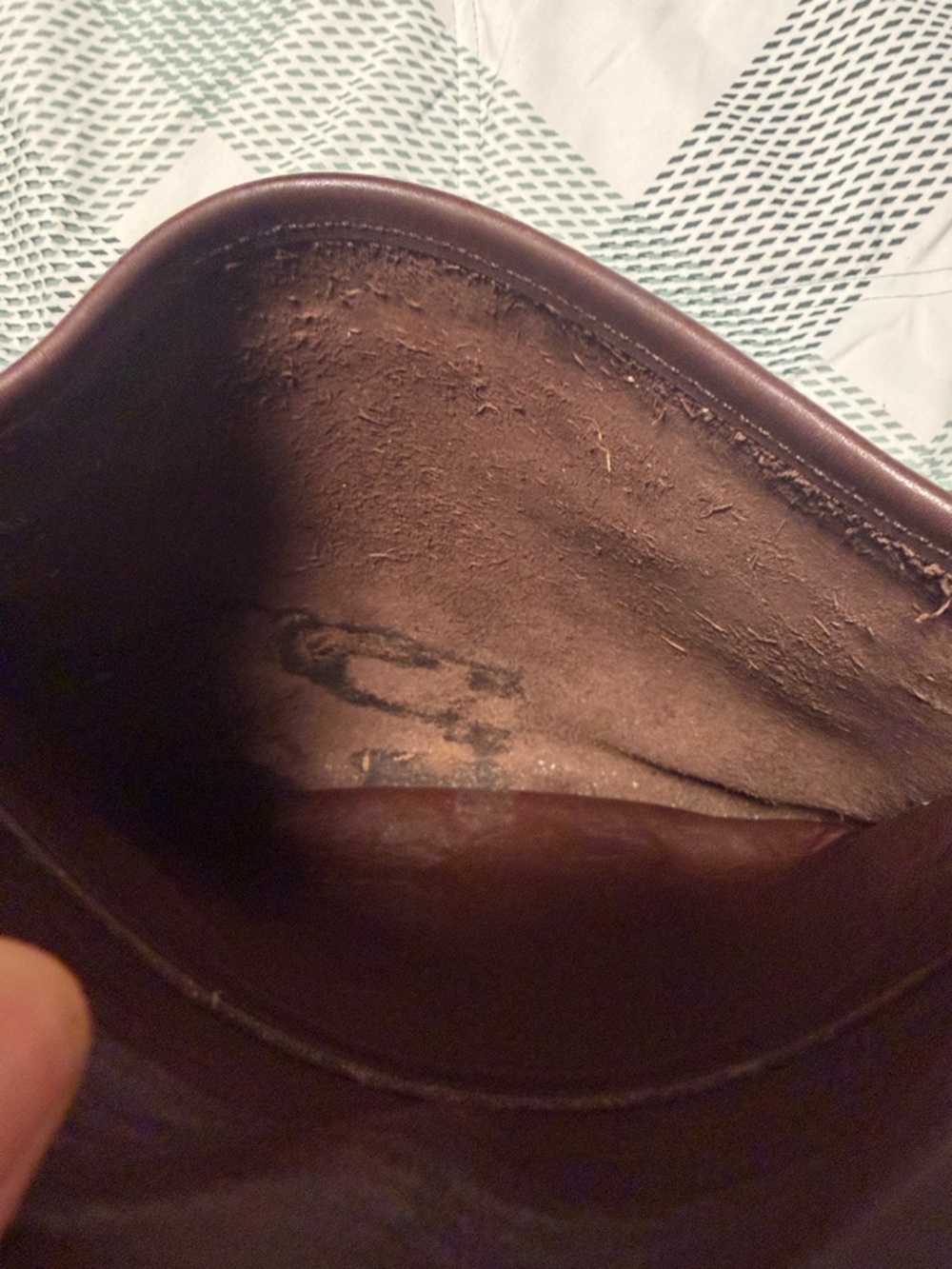 Coach Dark Brown Leather Messenger Bag with Gold Hardware vintage - Picture 15 of 15